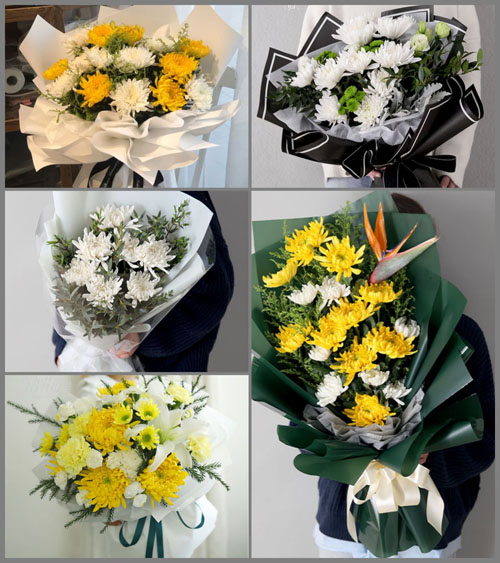 山东青岛即墨市环秀街道西兴家疃村白事花束代送